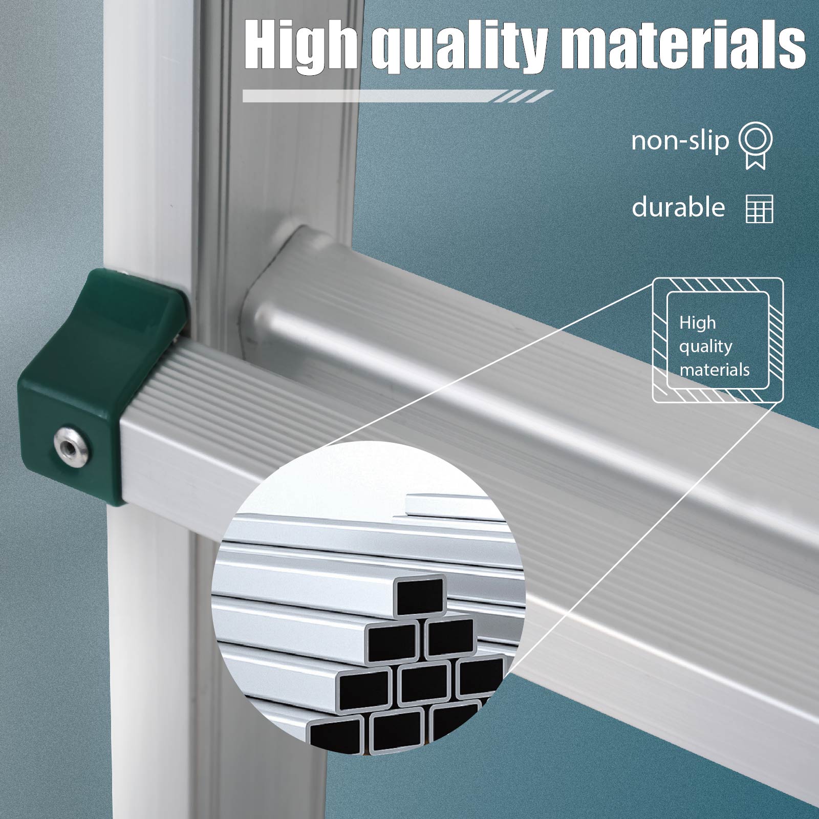 Qxvani 4 x 5 Teleszkópos Multifunkcionális Létra